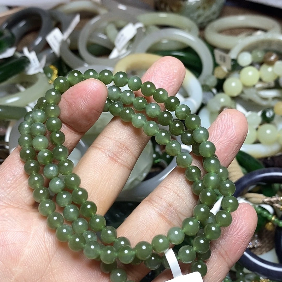 和田玉手链未镶嵌