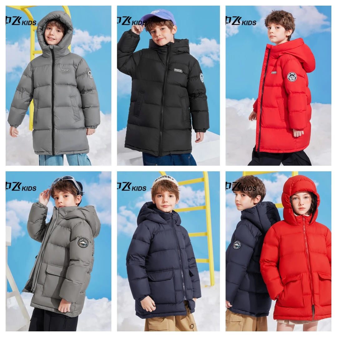【面包199 破价专属】雪中飞童装羽绒服中长款加厚女童男童集合-12