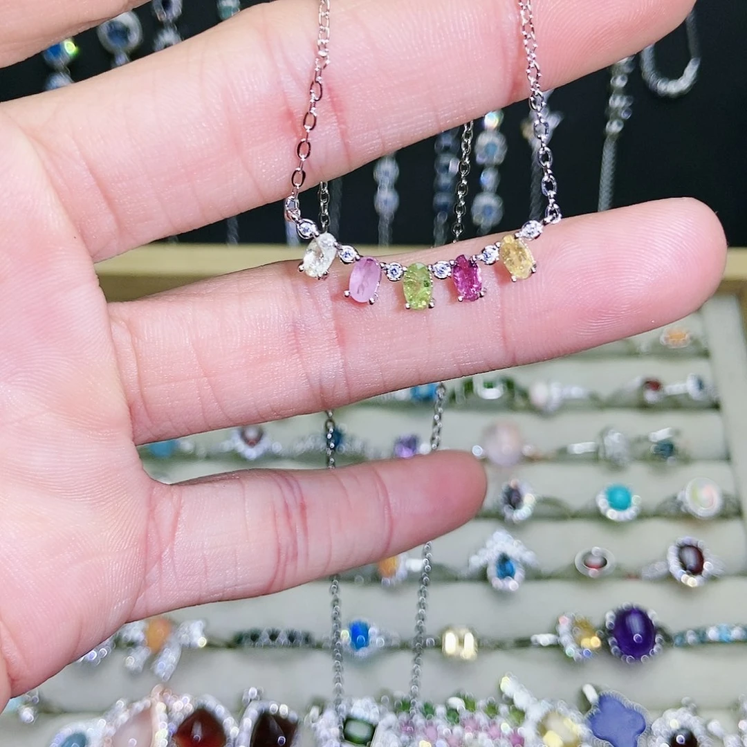 【闪购商品】项链未镶嵌碧玺