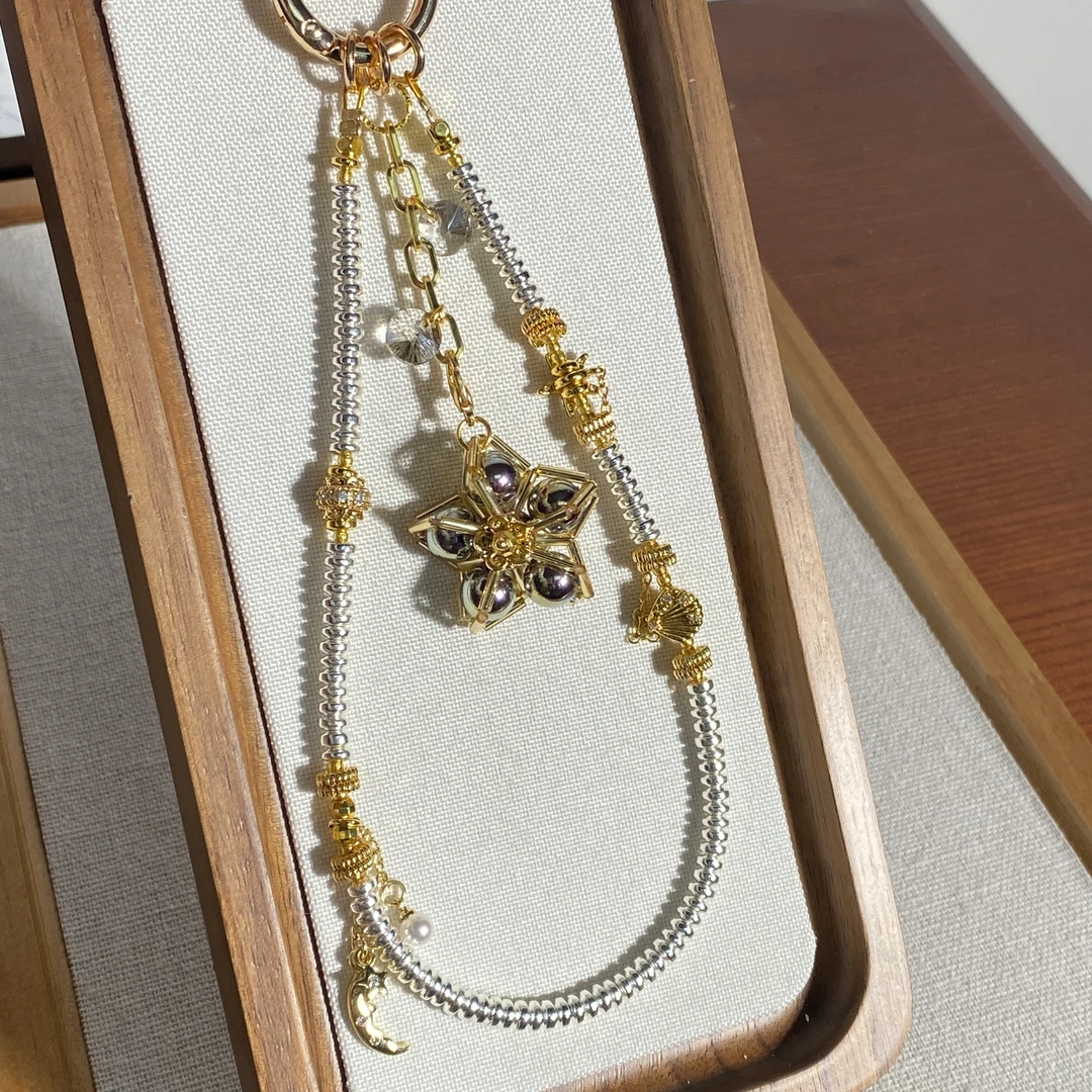 1923编码星月传说手机挂件创意手机链原创手工diy挂件挂链