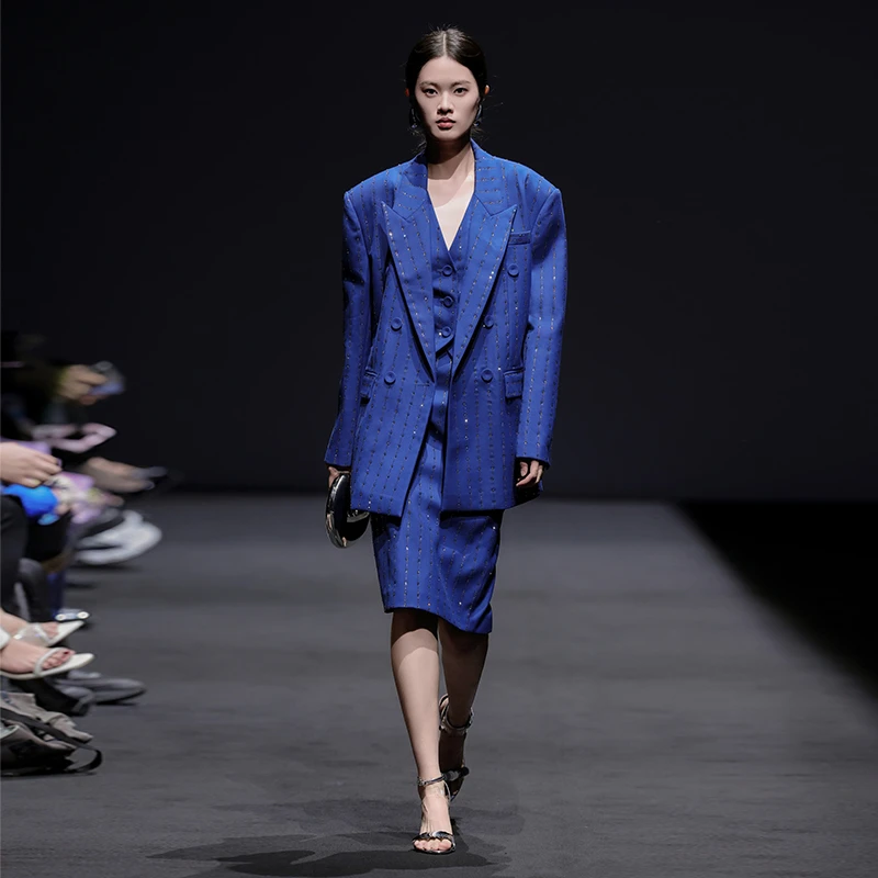 MAGGIE MA马婧早春穿搭一整套气质廓形四件套731C/750S/751B/769P