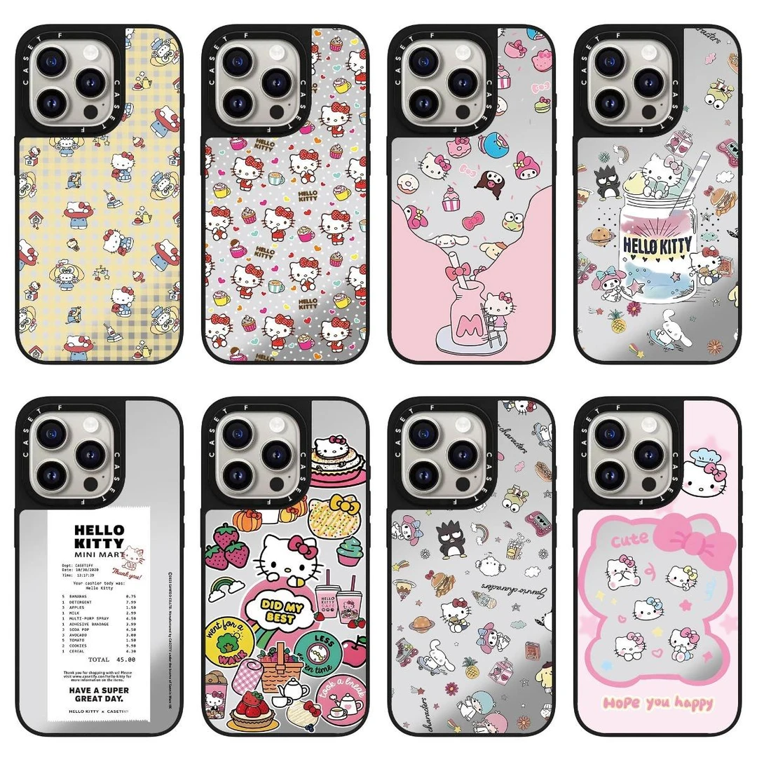 CASE联名三丽鸥凯蒂猫奶瓶适用iphone15promax壳苹果14pro13磁吸1