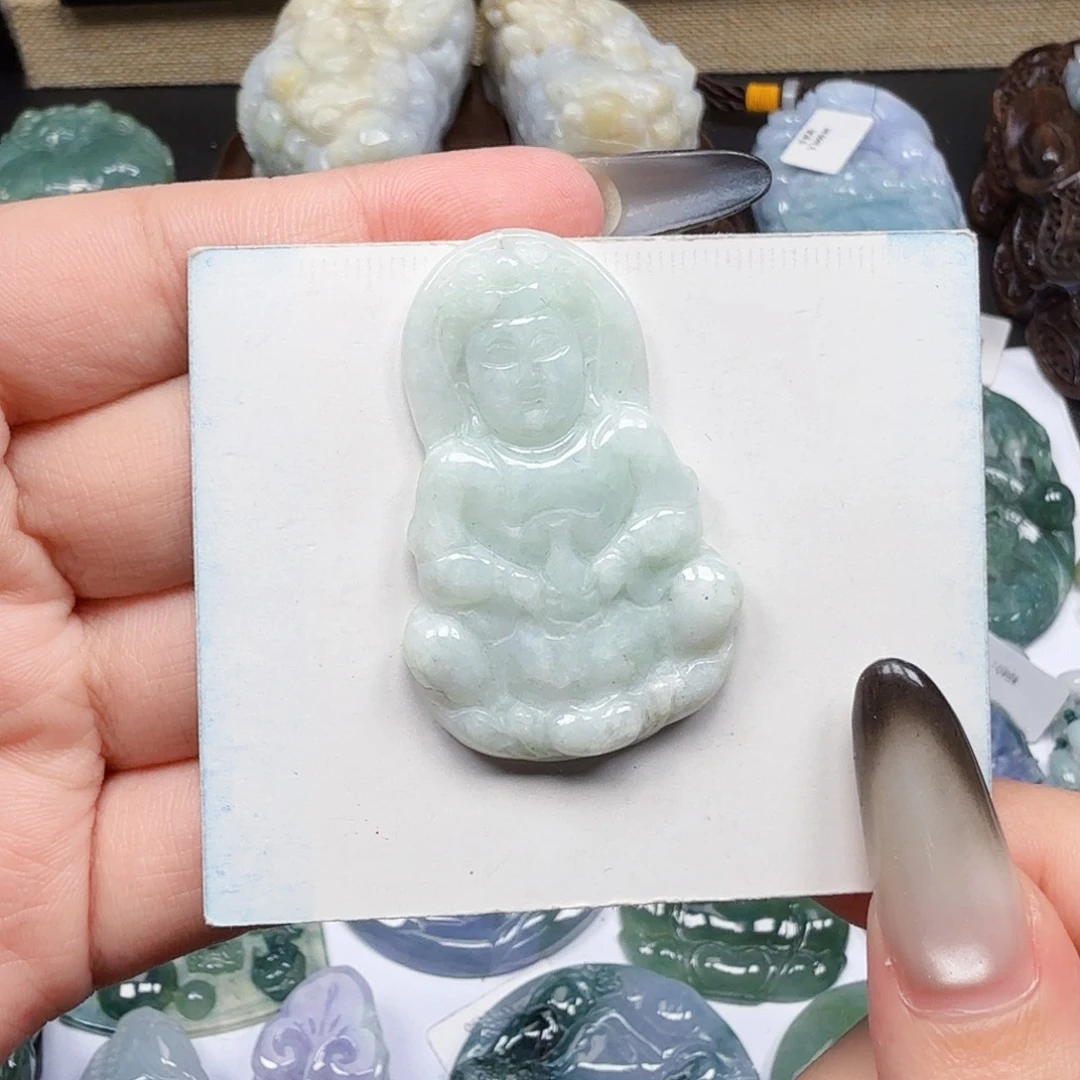 翡翠未镶嵌挂件翡翠