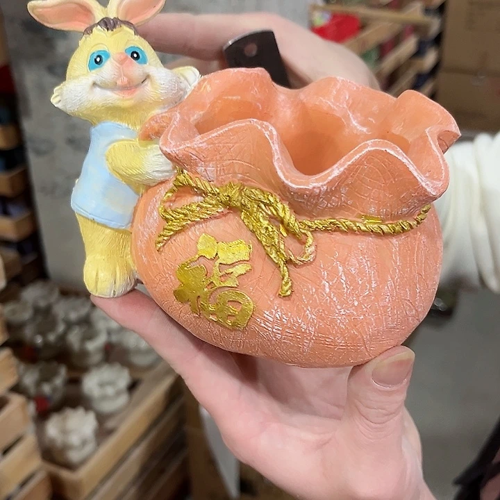 陶瓷树枝材质摆件花盆