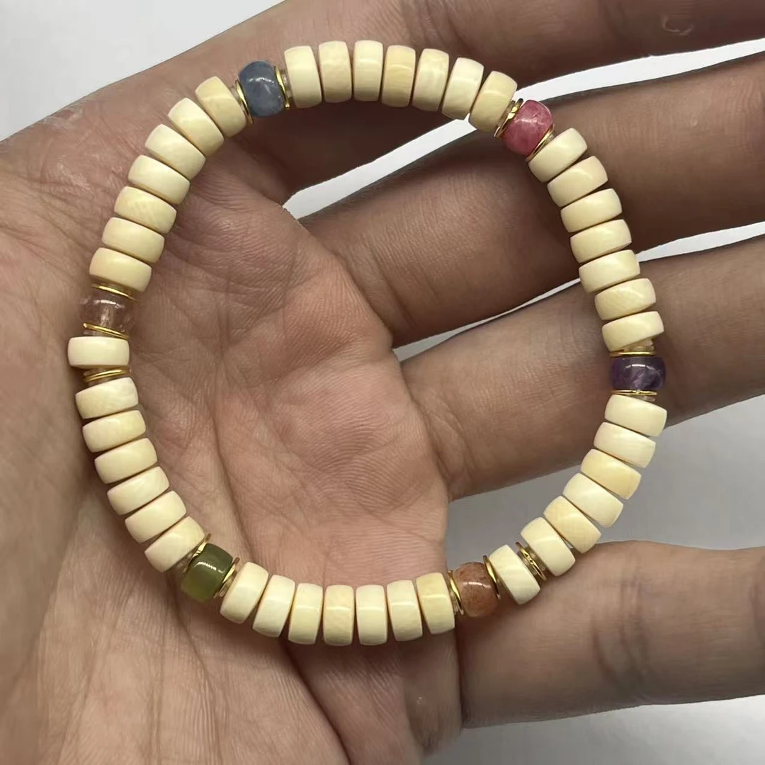 A5 猛犸牙药片珠卡3*6单圈全品冰料 427（配A5礼盒套装）