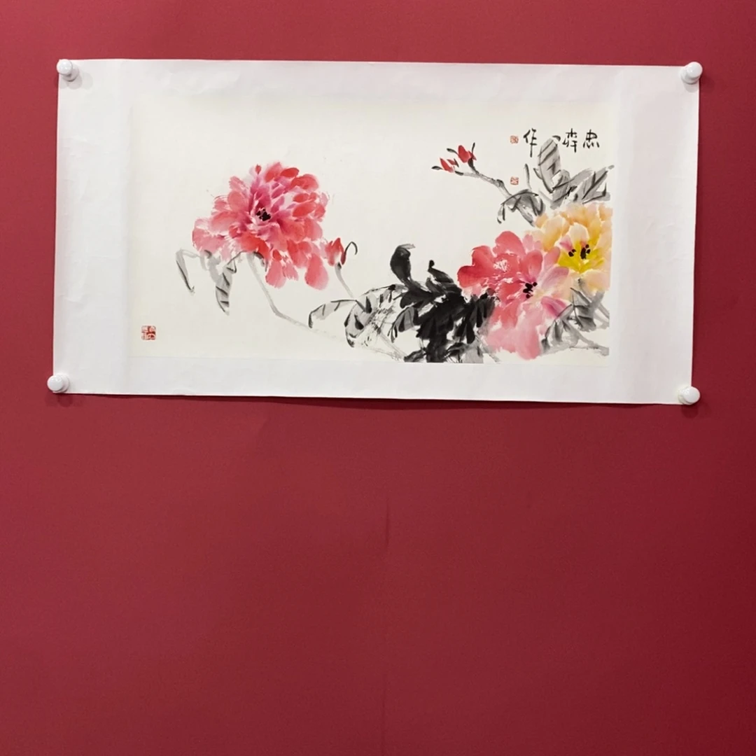 国画廖忠柳三尺精品佳作