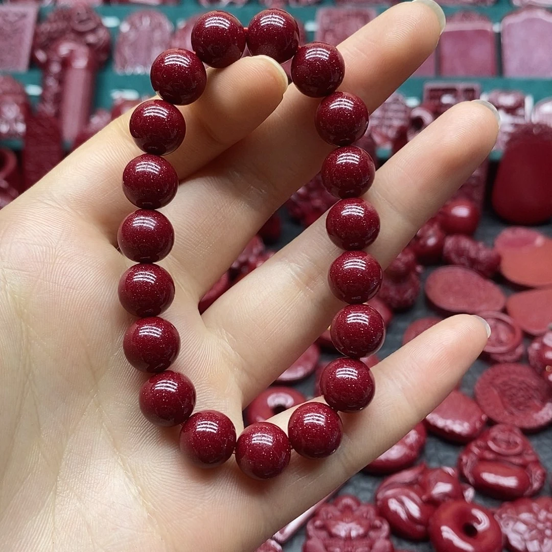 天然辰砂朱砂手串