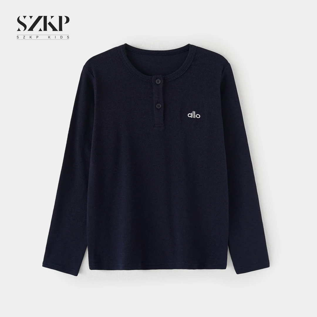 SZKP秋装新款女童装时尚t恤中大童休闲洋气儿童打底衫HLYQ552751