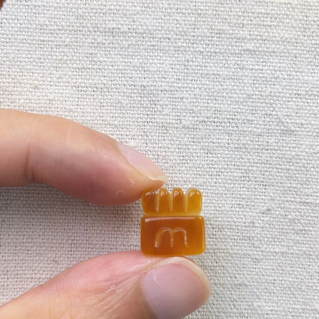 琥珀未镶嵌裸石麦当劳