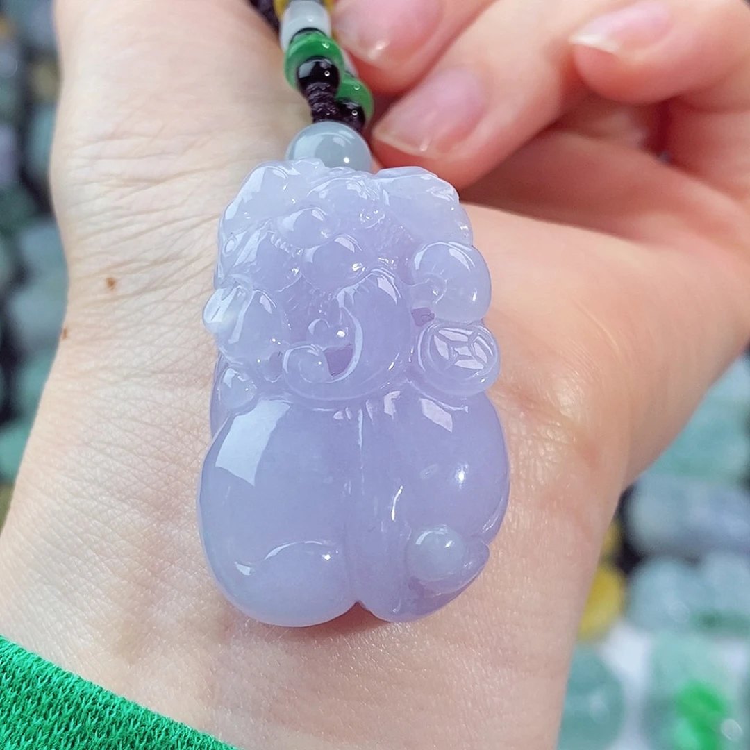 颈饰未镶嵌翡翠天然