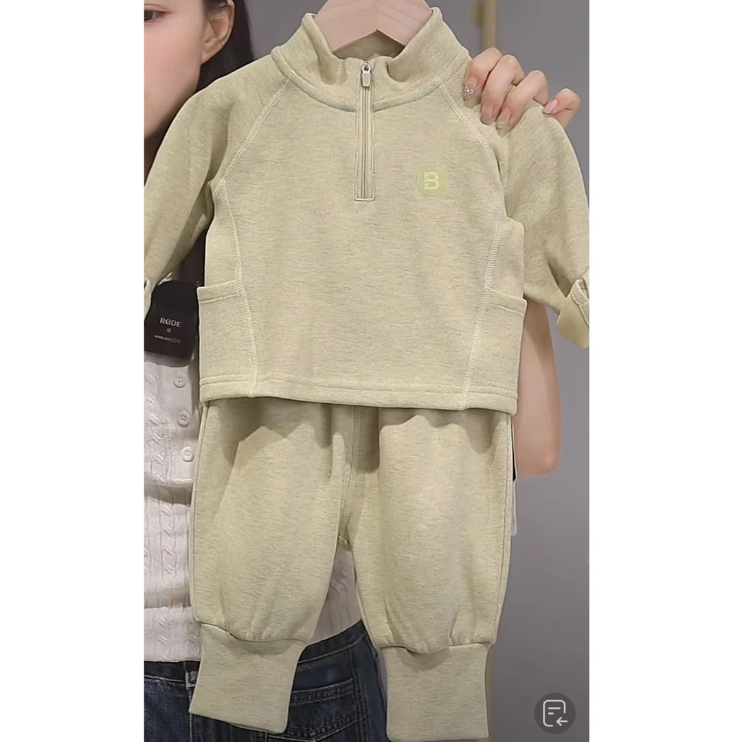 【贴肤糯糯衣套装 小乐妈咪 】宝宝长袖贴肤糯糯衣小童衣服秋装H26