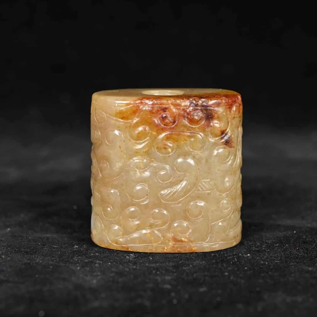 明代云谷纹玉饰/XJ.077371/集萃斋