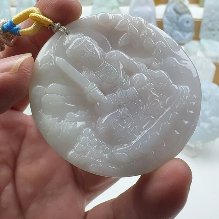 翡翠未镶嵌颈饰天然缅甸A货翡翠