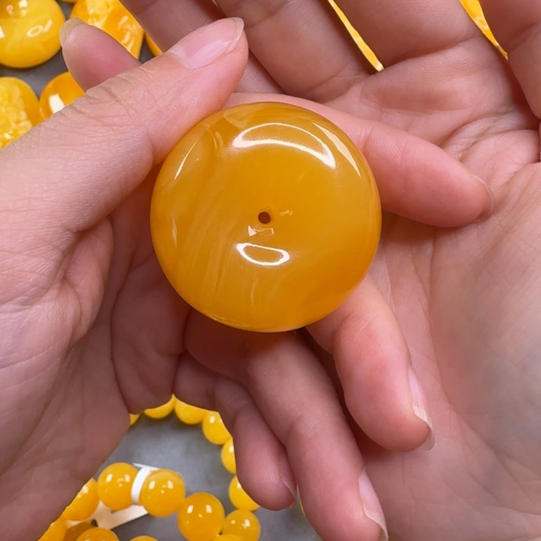 蜜蜡毛衣链未镶嵌8****诚