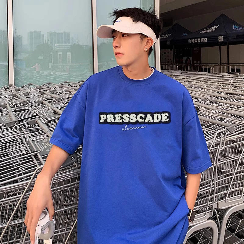 【8919】2025夏季新款青少年学生港风潮流百搭宽松休闲T恤