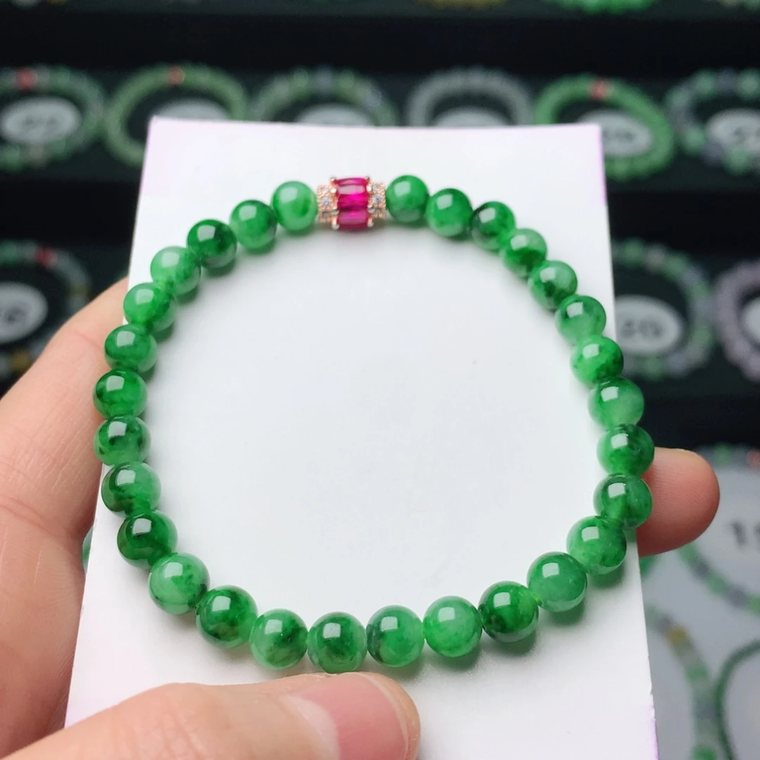 翡翠未镶嵌手链翡翠