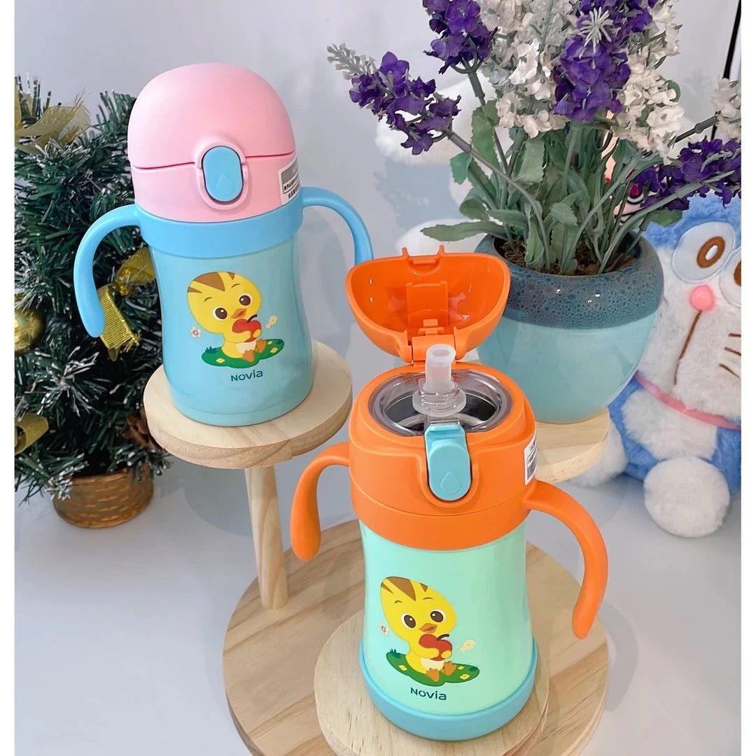 萌鸡水杯280毫升316不锈钢保温水杯