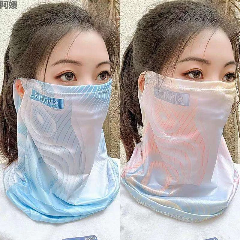 阿媛品质防晒面罩夏季男女百变脖套薄款骑行透气挂耳面罩户外防尘