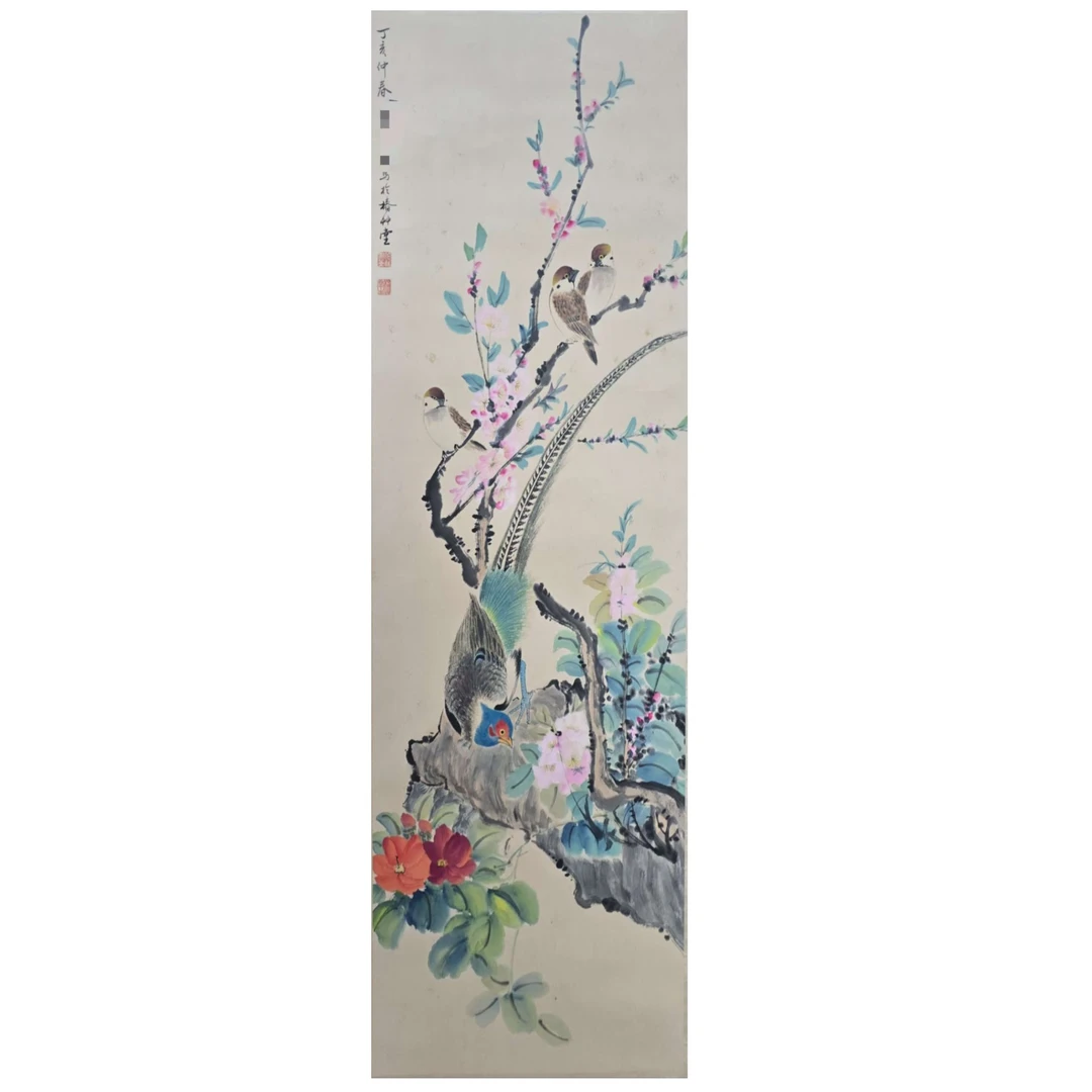 【第32场】颜老师 3平尺《花鸟》L979 34*96.5