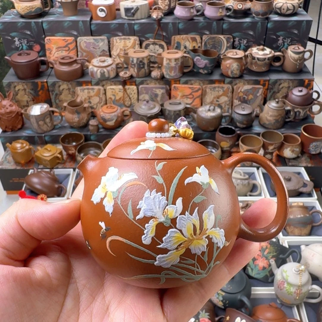 茶壶紫砂150cc河豚西施
