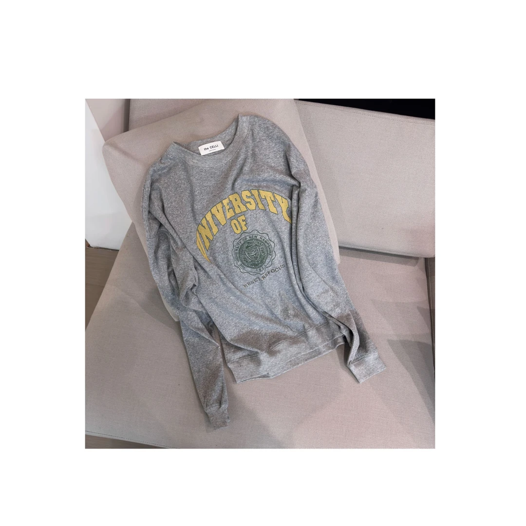 字母浅调调薄款卫衣tee（no退）