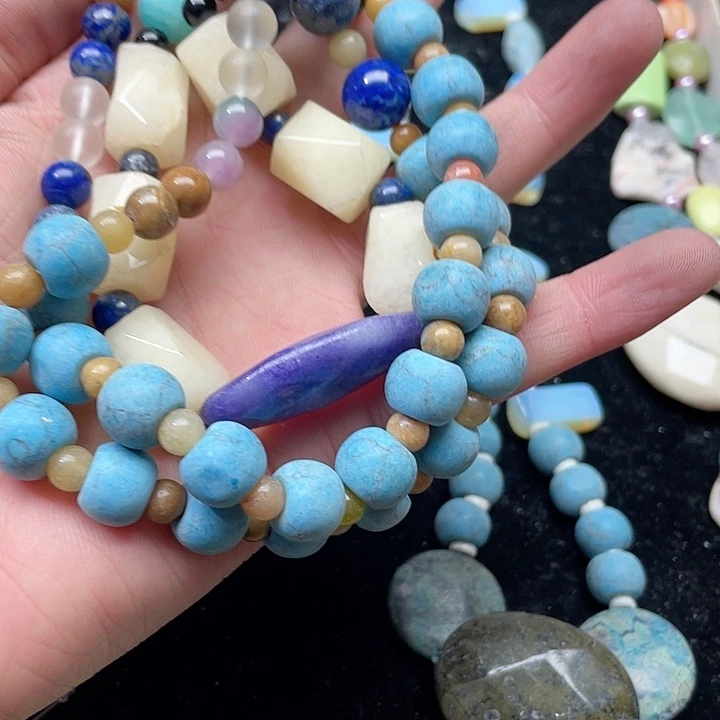 玛瑙/玉髓珠宝半成品未镶嵌一条毛衣链