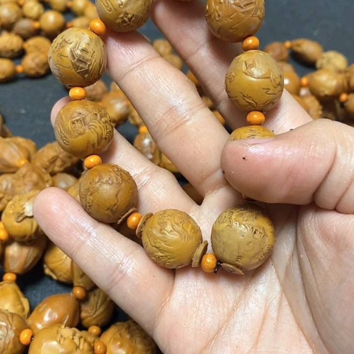 自***翔橄榄核手串/手链橄榄微瑕正圆