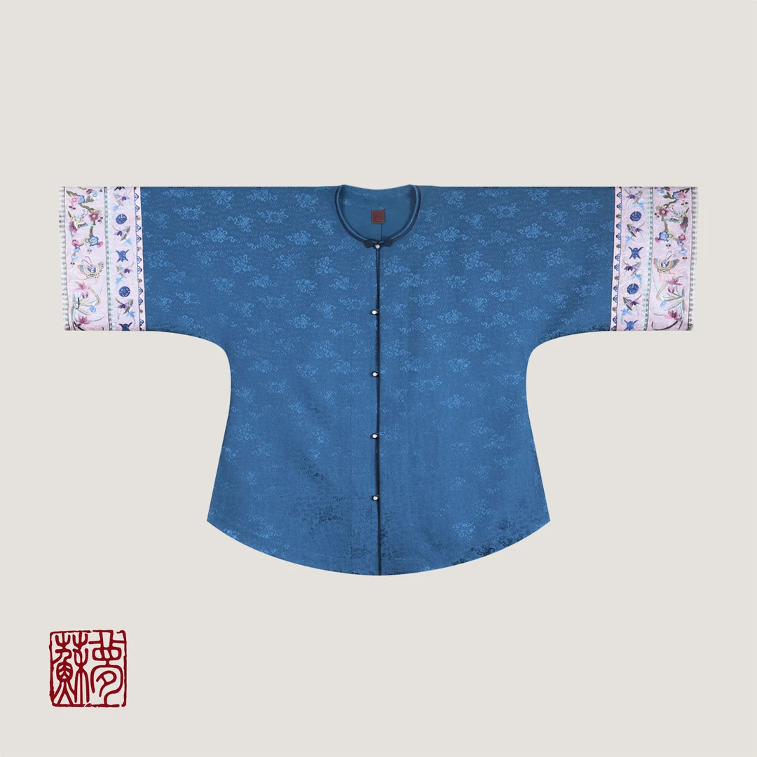 蘇夢【碧琉璃】手绣圆领对襟上衣01031906