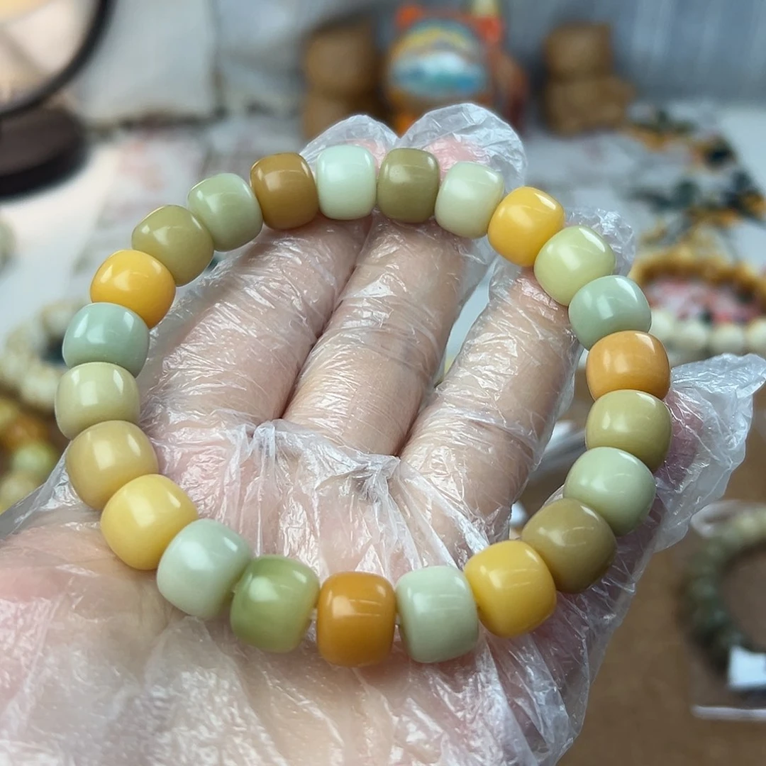 菩提根/象牙果手串13干磨单圈912