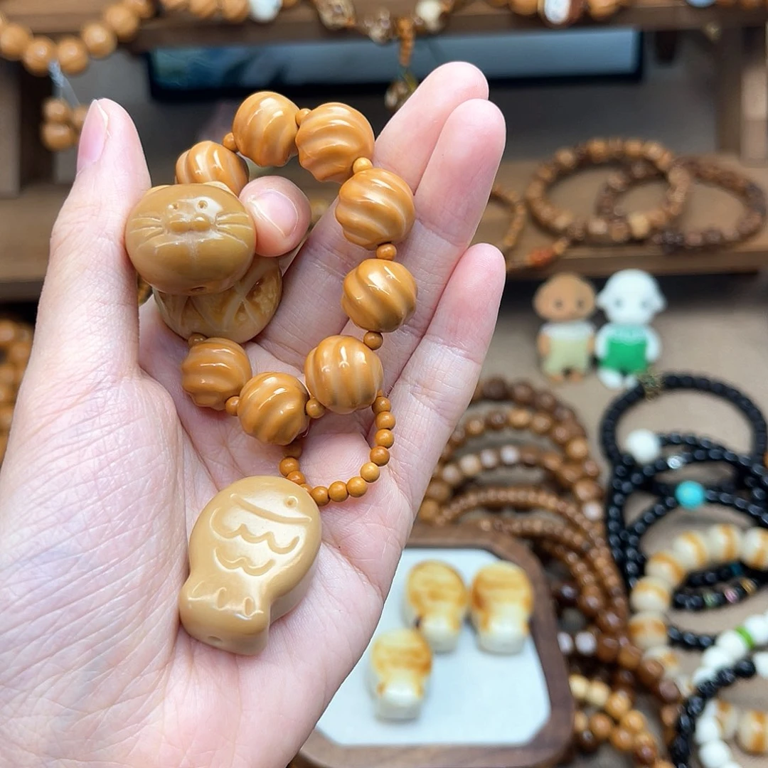 猴头核桃手串跳**糖手捻猫加提溜鱼