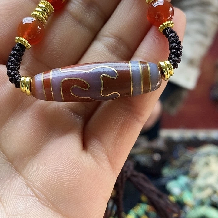 玛瑙/玉髓合金颈饰