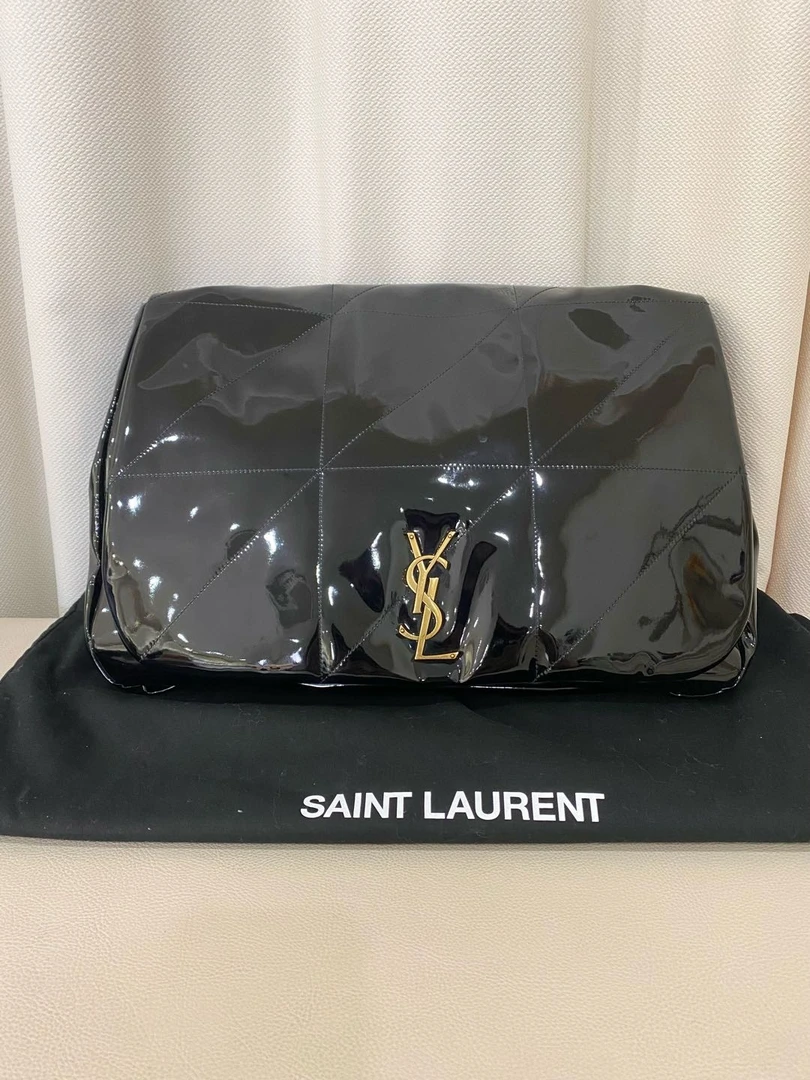 全新未使用 YSL/圣罗兰 ysl jamie 4.3黑金大号链条包/优品