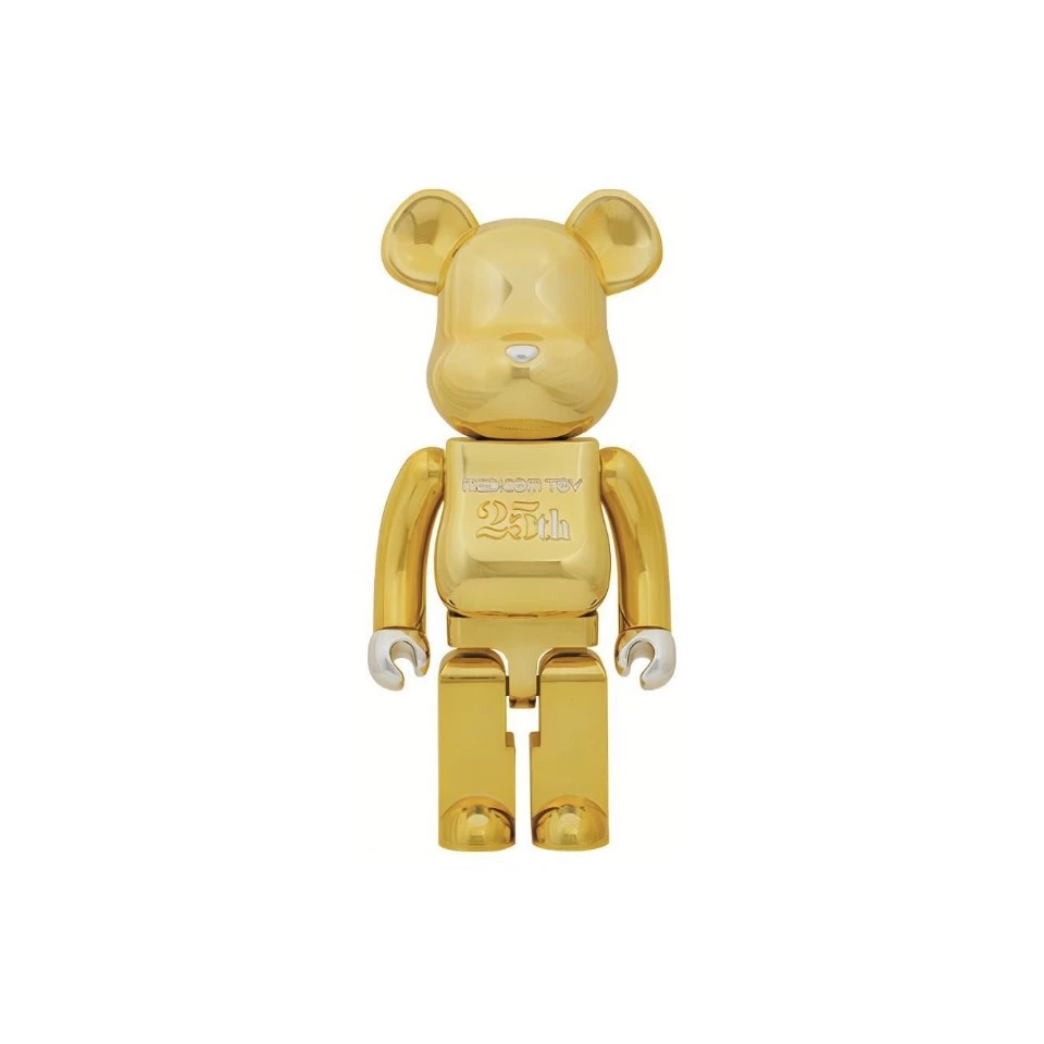 积木熊Bearbrick 25周年 双盒全新未拆/拆检 1000%尺寸70cm 潮玩