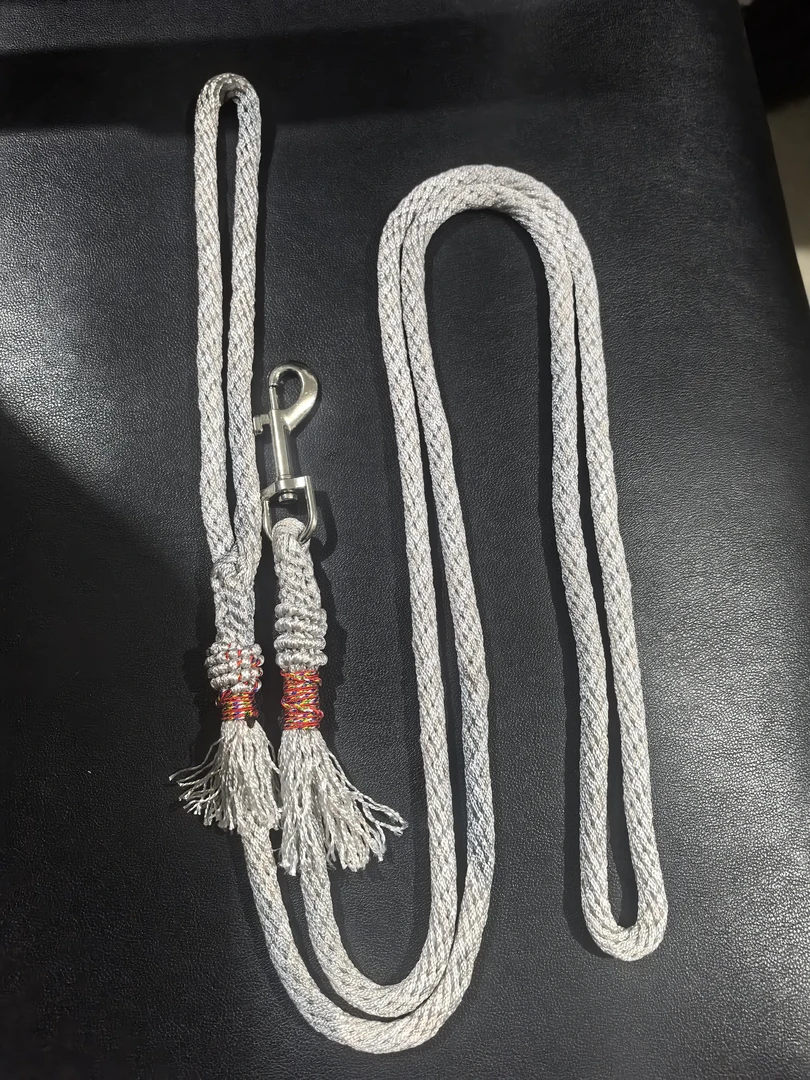 纯手工编制狗牵引绳大型犬牵引绳中型犬猛犬牵狗绳子小型宠物犬