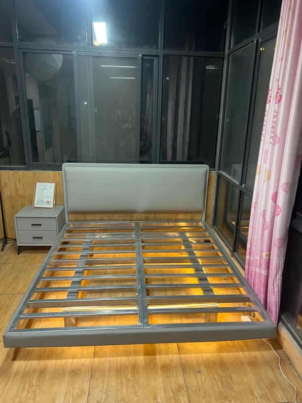 网红悬浮床高档床架带床头单人双人民宿宾馆主卧轻奢大床简易