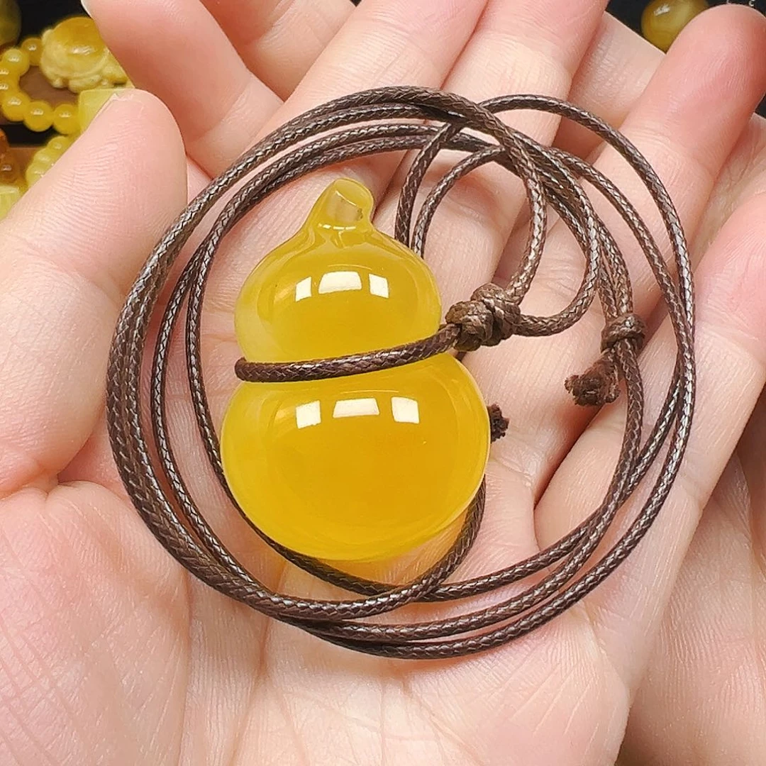 蜜蜡未镶嵌珠宝奇石蜜蜡葫芦