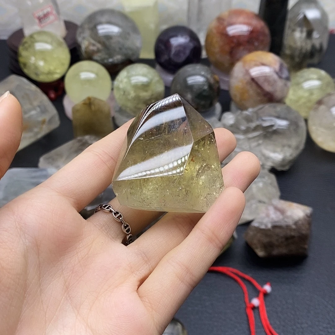 水晶珠宝半成品未镶嵌63水晶石