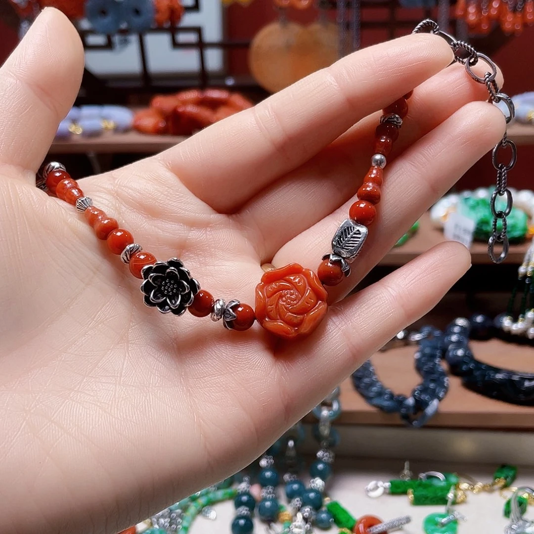 翡翠未镶嵌手链饰品