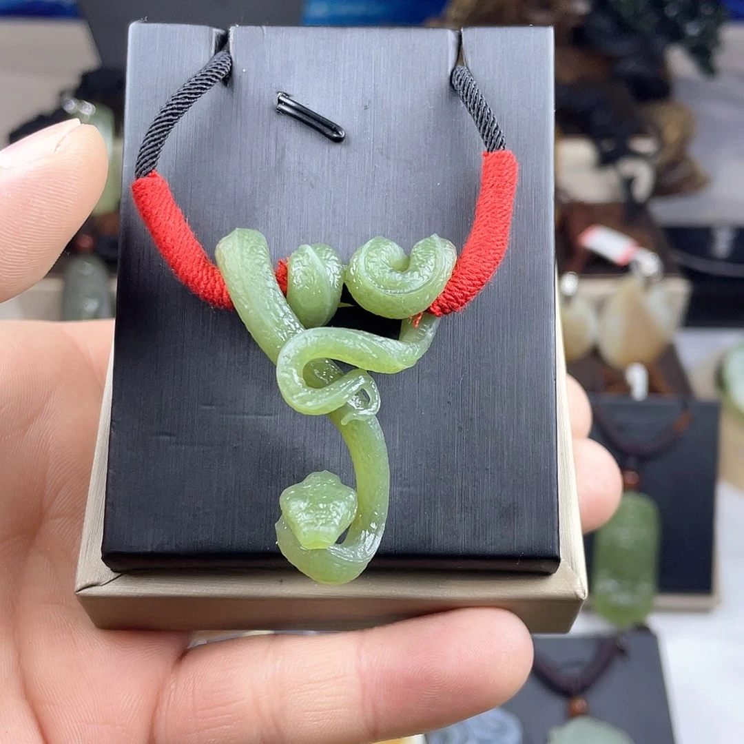 和田玉（青玉）颈饰未镶嵌8****叔