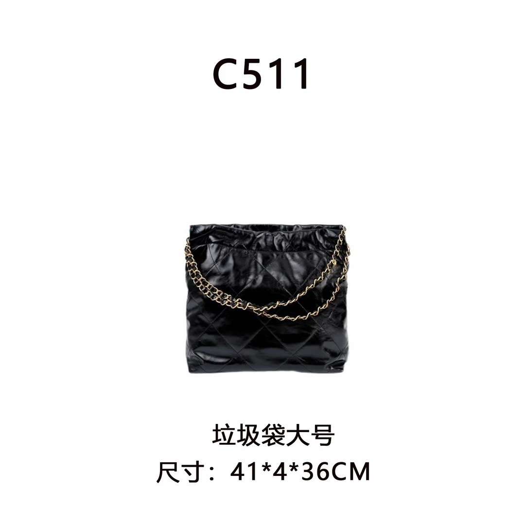 【C511】22bag大号（尺寸:41*36*4cm）新款女包黑色