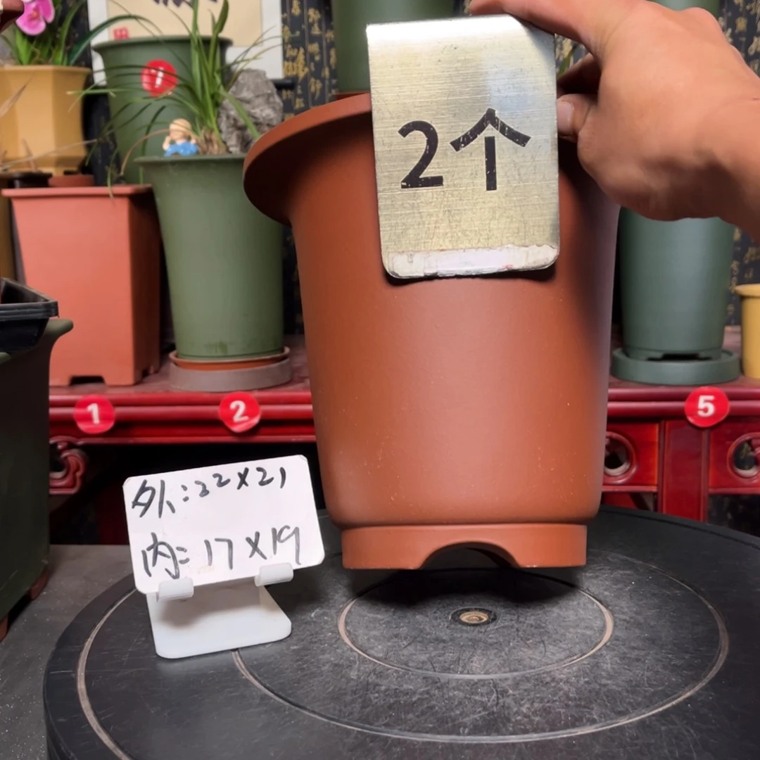 紫砂花盆紫砂花盆
