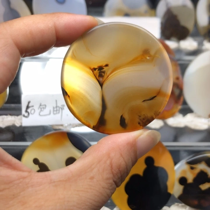 合金玛瑙/玉髓珠宝奇石79有瑕