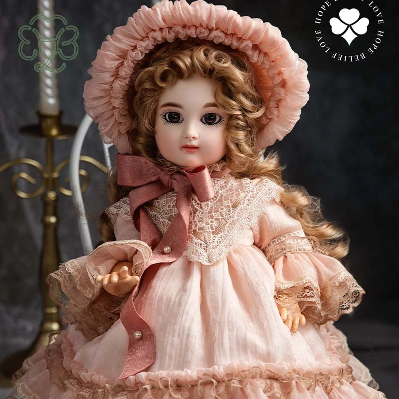 HK正版塑胶洋娃娃真人玩偶陪伴古董玩具礼物出口欧美摆件16002