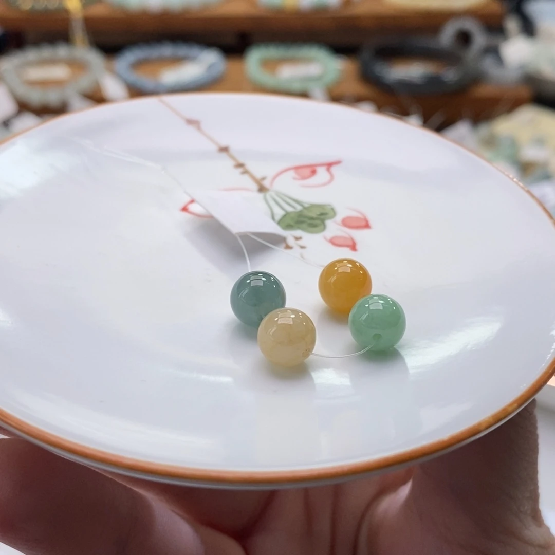 翡翠未镶嵌手链翡翠d85卡7.7