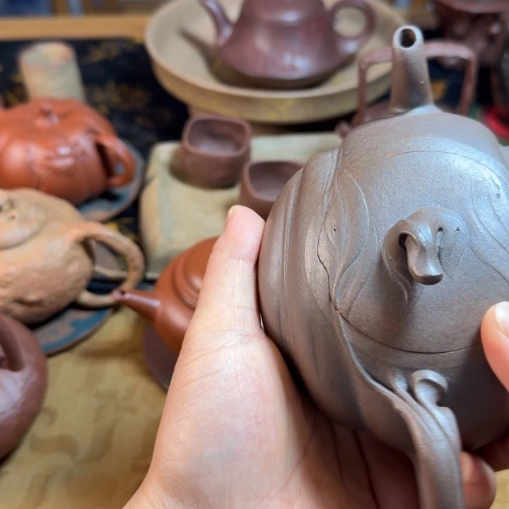 最***后紫砂茶壶手工品200cc