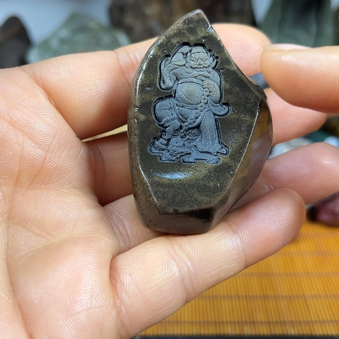 新疆戈壁石原石雕刻22