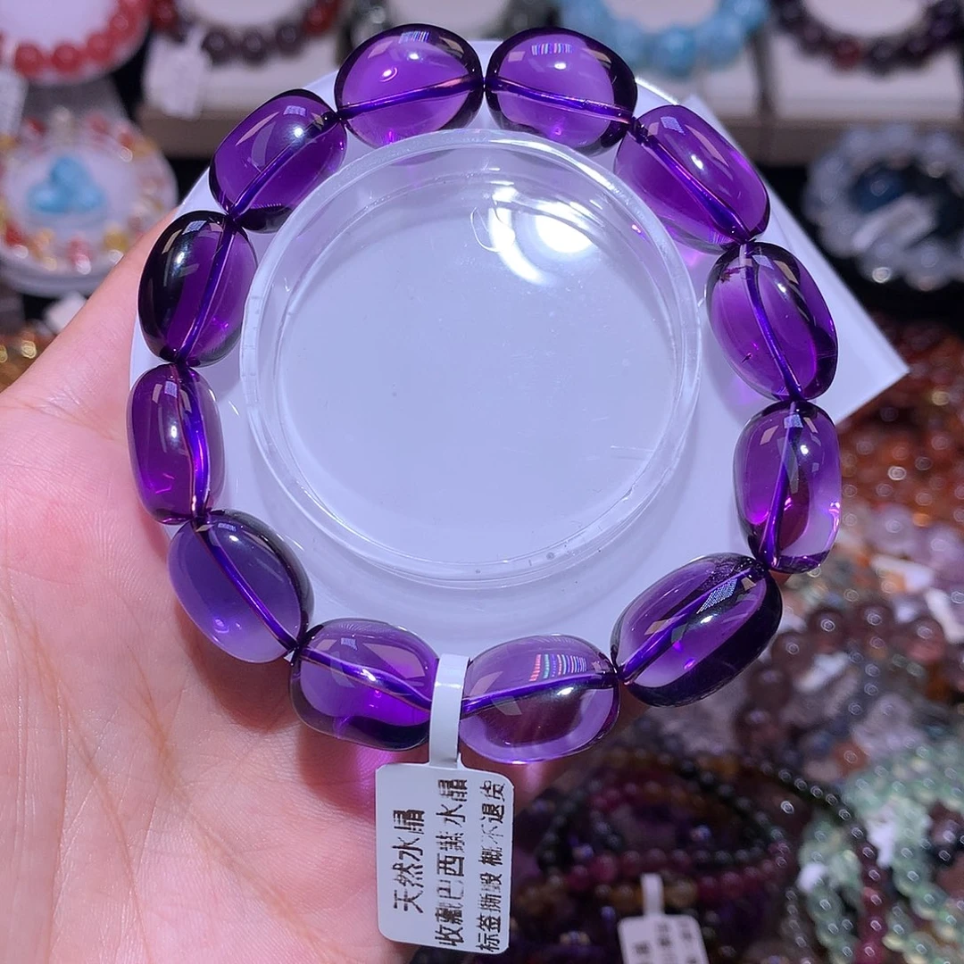 未镶嵌手链水晶紫水晶