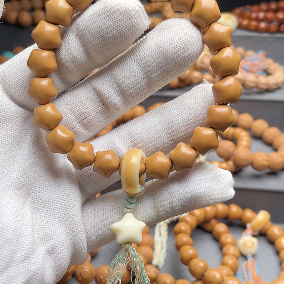 猴头核桃吊坠浅*༊许愿星星