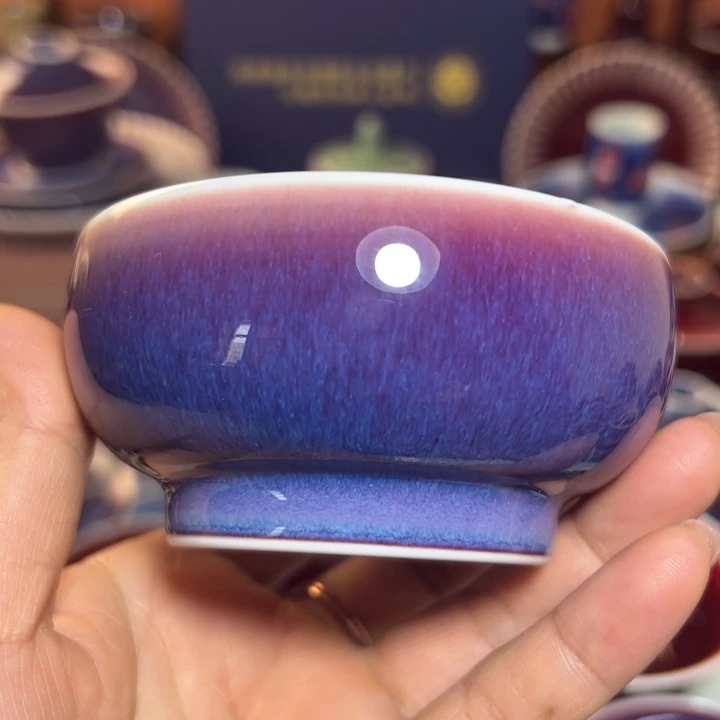 瓷片景德镇品艺轩郎紫