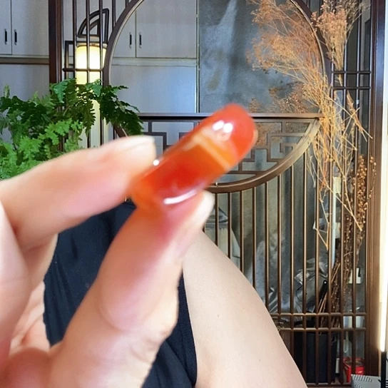 掌***雪玛瑙/玉髓未镶嵌颈饰